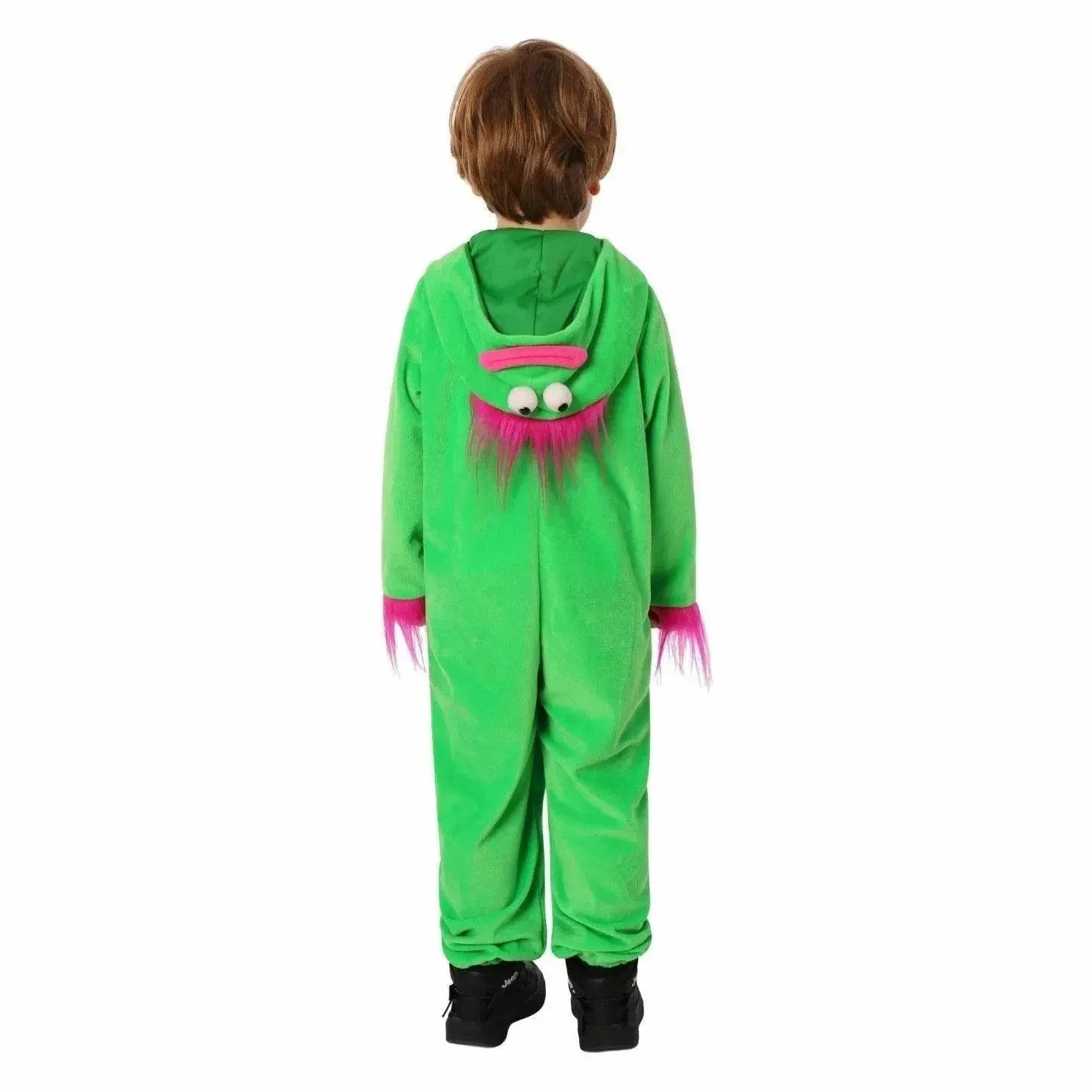 Kids Green Ugly Doll Jumpsuit Party Cosplay Costumes Halloween - Azufun