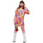 Kids Hip Hop Rock Hippie 80s Costumes Cosplay Halloween Outfit - Azufun