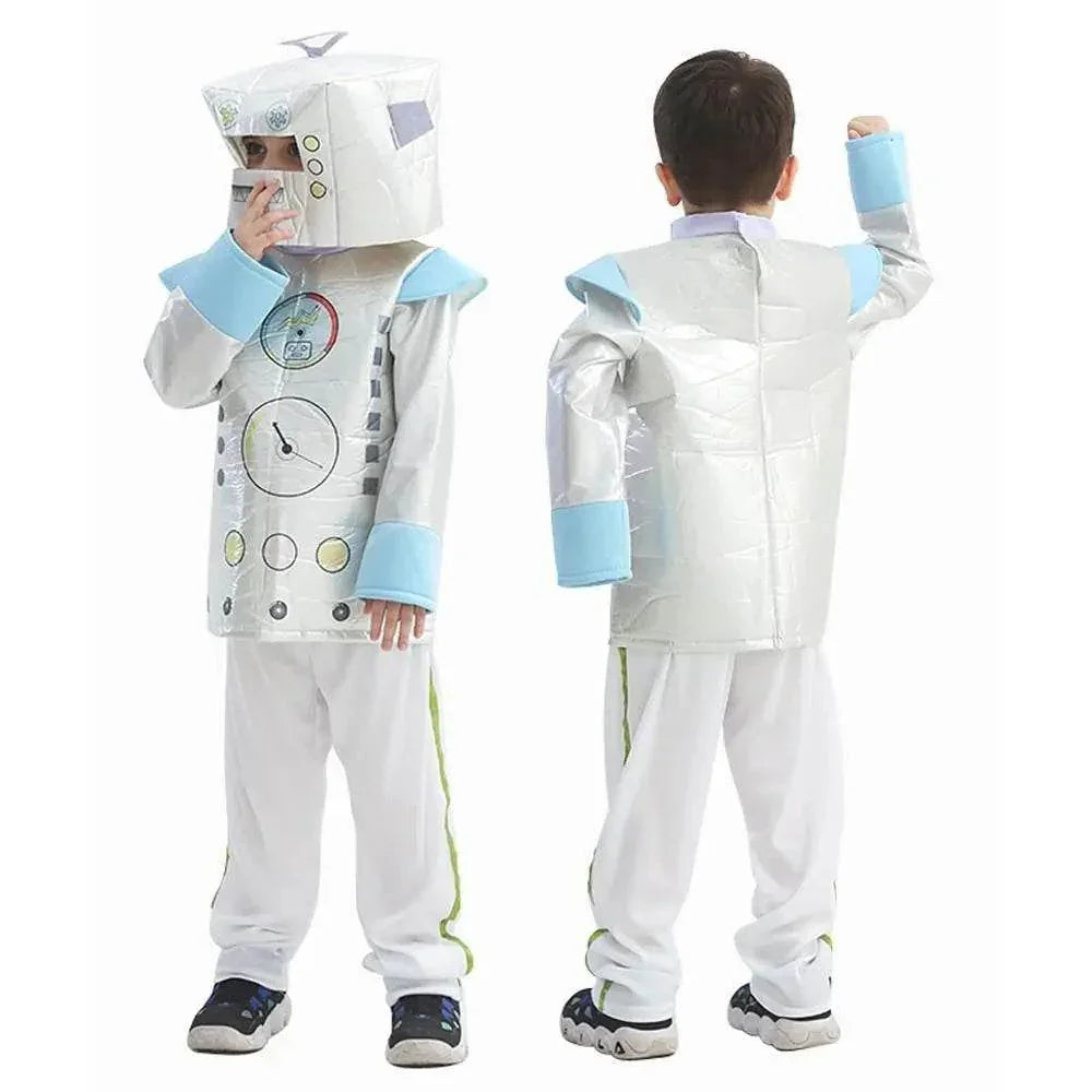 Kids Robot Funny Novelty Halloween PartyCosplay Party Costume - Azufun