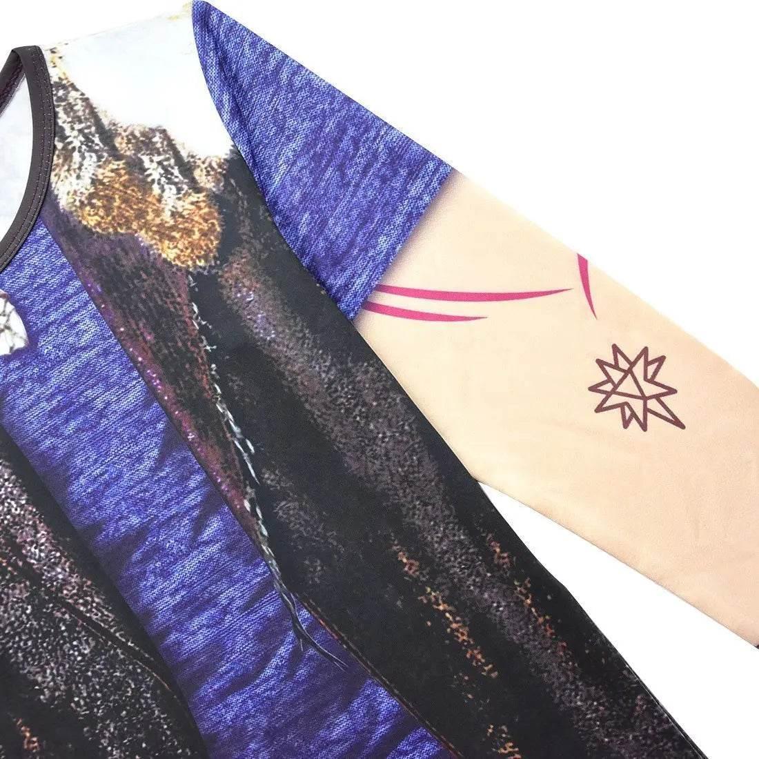 Kids Zombies 2 Werewolf Costumes jumpsuits onesies blue Children Jumpsuit Bodysuit Outfits - Azufun