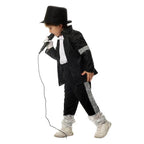 Michael Jackson Kids Performance Costume Tap Dance MJ Imitation Outfit - Azufun