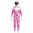 Mighty Morphin Power Rangers Costume Kids Superhero Bodysuit Halloween jumpsuits onesies - Azufun