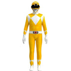 Mighty Morphin Power Rangers Costume Kids Superhero Bodysuit Halloween jumpsuits onesies - Azufun