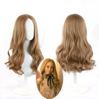 Movie m3gan doll costume wig Long Curly Cosplay Wig for Women - Azufun