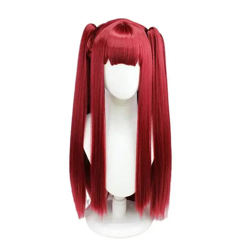My Dress-Up Darling Cosplay Costume Marin Kitagawa Anime Wig Long Red Wig for Party - Azufun