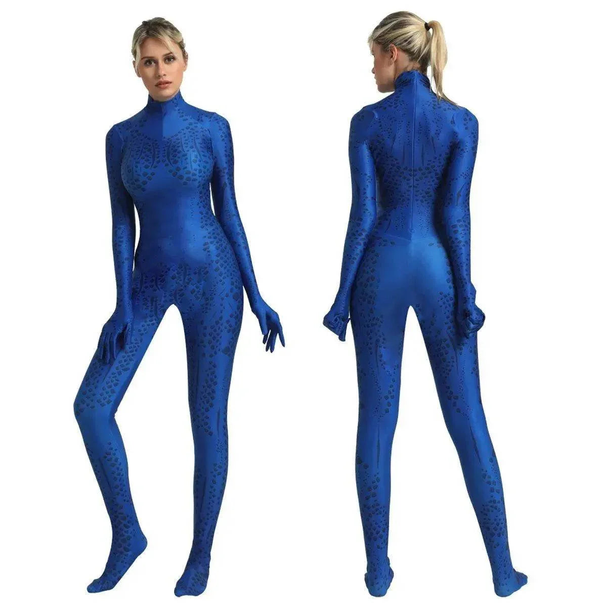 Mystique Costume X-Men Apocalypse Halloween Cosplay Bodysuit Jumpsuit Women Men Kids - Azufun