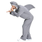 Ocean Great White Shark Animal Adult Jumpsuit Cosplay Costume Carnival - Azufun