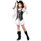 Pirate Outfit Cosplay Costume Fancy Dress Halloween For Kids - Azufun