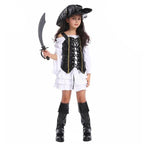 Pirate Outfit Cosplay Costume Fancy Dress Halloween For Kids - Azufun