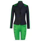 Poison Ivy Cosplay Costume Harley Quinn Outfits Halloween Carnival Dress Up Suit Outfit For Women - Azufun