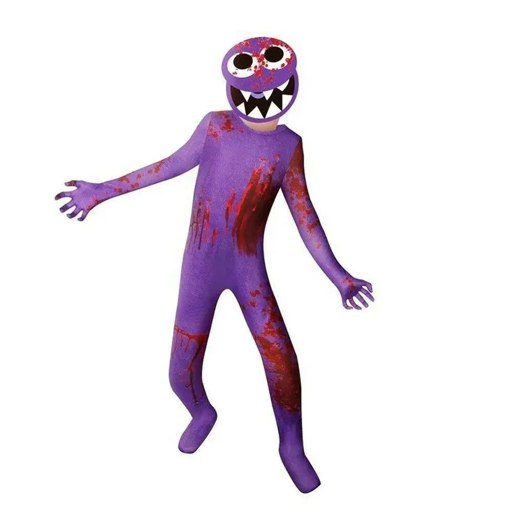 Roblox rainbow friends Cosplay Costume Red Monster costume jumpsuit - Azufun