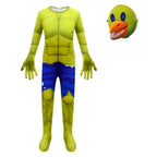 Roblox rainbow friends Cosplay Costume Yellow Monster jumpsuit For kids - Azufun