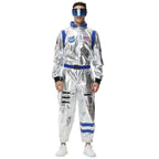Space Suit Astronaut Couples Costume Carnival Halloween For Women Men - Azufun