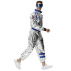 Space Suit Astronaut Couples Costume Carnival Halloween For Women Men - Azufun