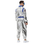 Space Suit Astronaut Couples Costume Carnival Halloween For Women Men - Azufun