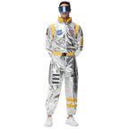 Space Suit Astronaut Couples Costume Carnival Halloween For Women Men - Azufun