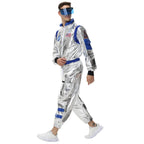 Space Suit Astronaut Couples Costume Carnival Halloween For Women Men - Azufun