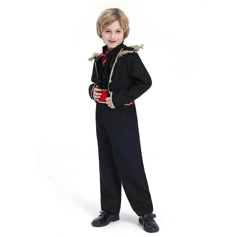 Spanish Matador Flamenco Dance Exotic Kids Cosplay Costume - Azufun