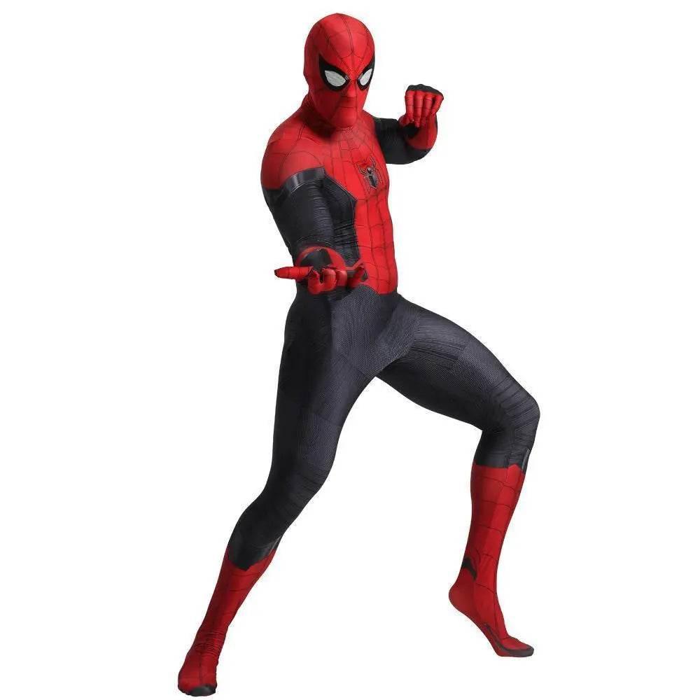 Spider-Man Far From Home Peter B Parker Cosplay Costume Halloween Outfits Bodysuit For Adult Kids - Azufun