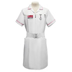 The Dark Knight Joker Cosplay Costume Nurse Uniform Set Adult Halloween Dress Set - Azufun