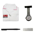 The Dark Knight Joker Cosplay Costume Nurse Uniform Set Adult Halloween Dress Set - Azufun