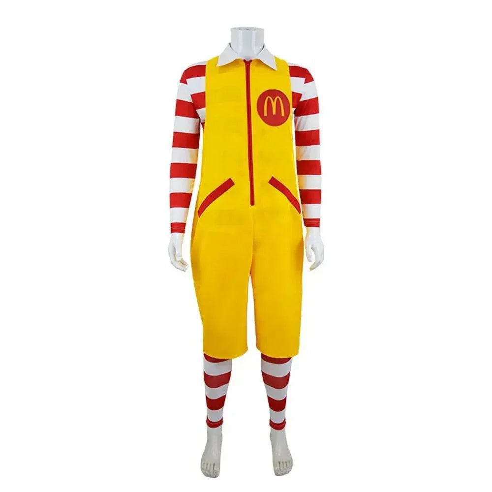 Uncle Ronald McDonald's Cos Costume Cosplay Uniform jumpsuits - Azufun