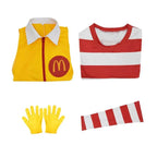 Uncle Ronald McDonald's Cos Costume Cosplay Uniform jumpsuits - Azufun