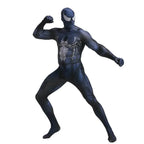 Venom Symbiote Eddie Brock Costume Spider Man Cosplay Jumpsuit For Adult kids - Azufun