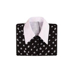 Wednesday Costume The Addams Family Cosplay Costumes Long Sleeve Printed Dress For Adult - Azufun