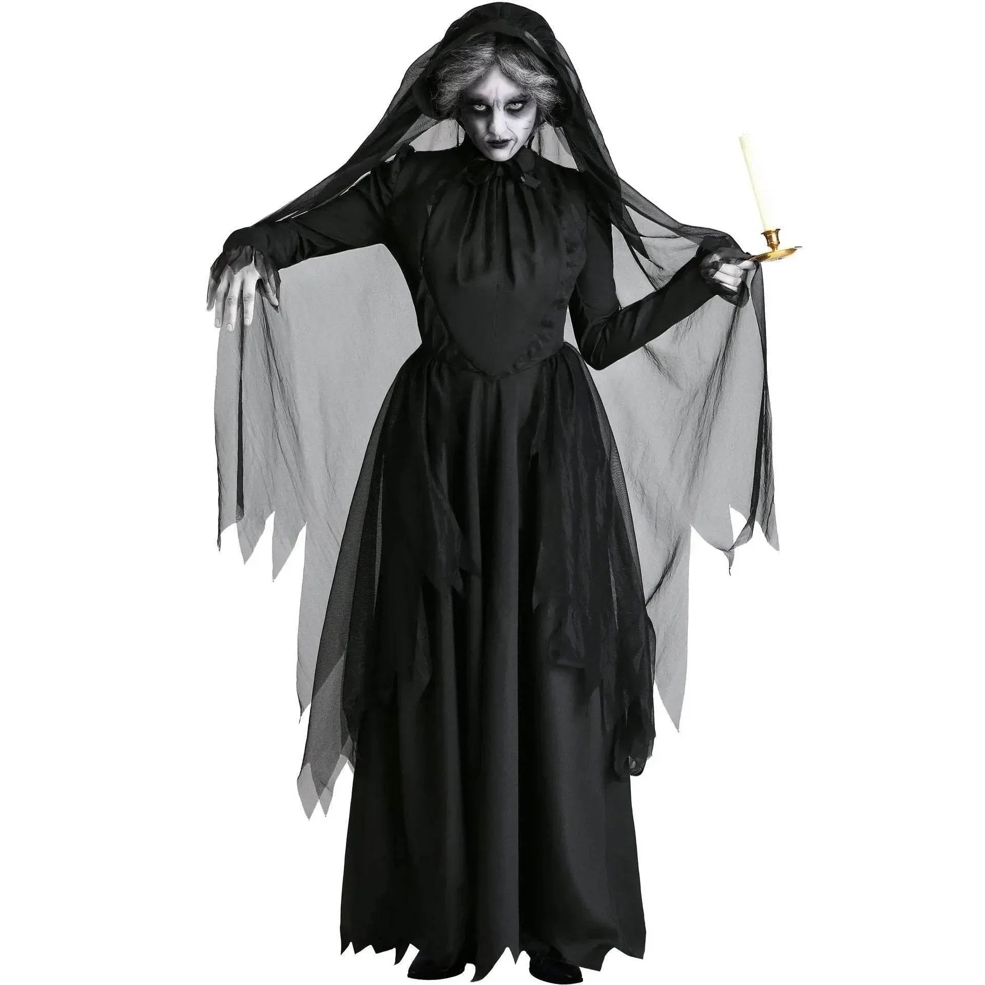 Witch ghost bride costume halloween cosplay - Azufun