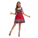 Women German Munich Oktoberfest Dress Badalia National Stage Dress Costume Halloween - Azufun