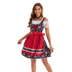 Women German Munich Oktoberfest Dress Badalia National Stage Dress Costume Halloween - Azufun