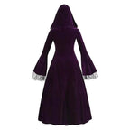 Womens Medieval Renaissance Costume Plus Size Medieval Role Play Dress - Azufun
