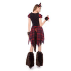 Womens Werewolf Costume Party Clubwear Halloween - Azufun