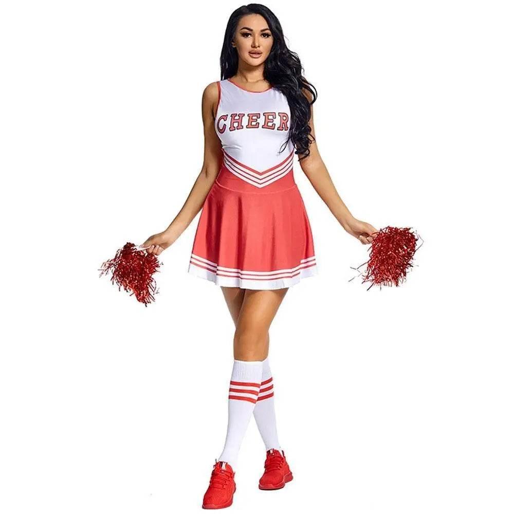 World Cup cheerleaders uniforms Costume football baby with socks - Azufun