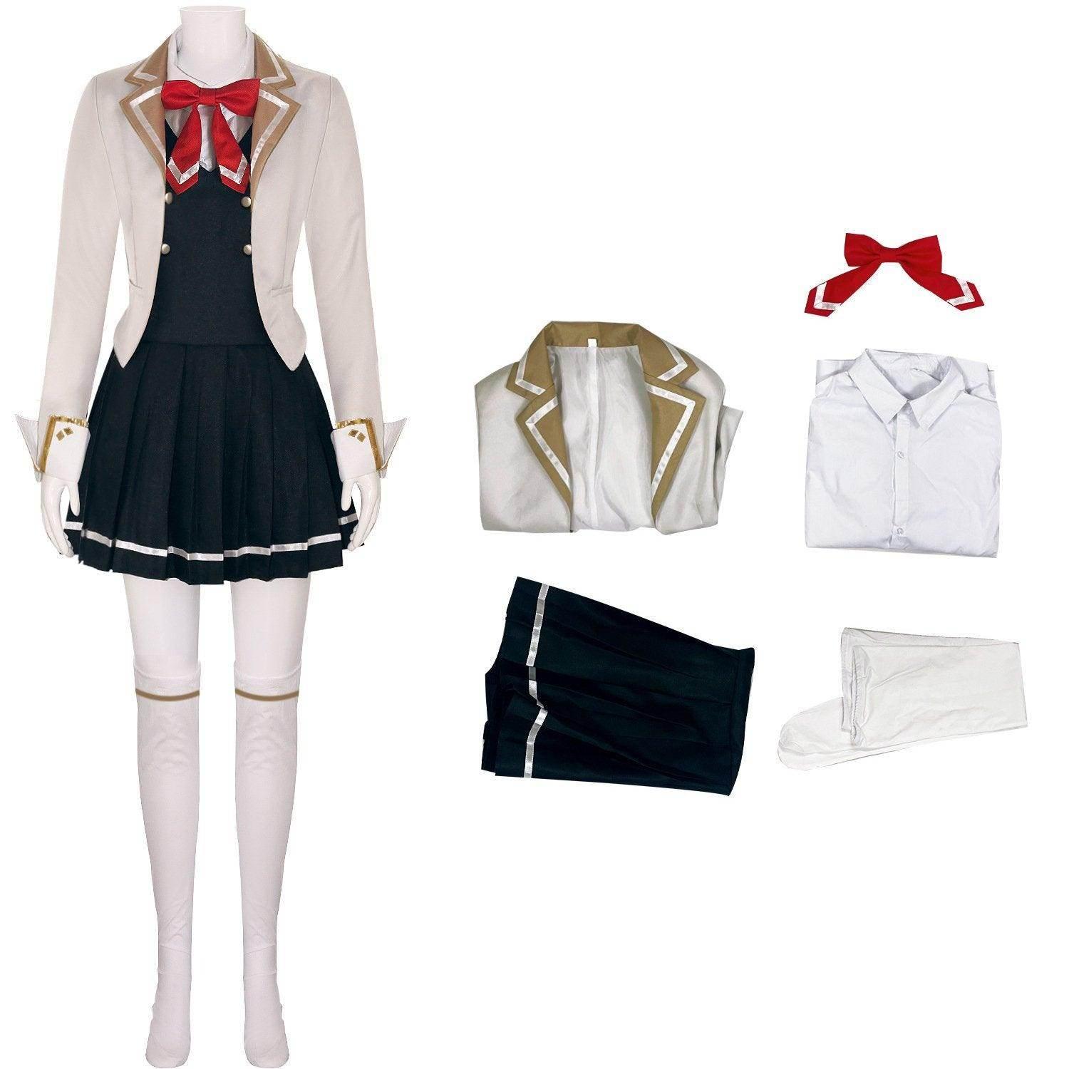 Alya Sometimes Hides Her Feelings in Russian Alisa Mikhailovna Kujou Maria Masachika Kuze Costume Dress Uniform - Azufun