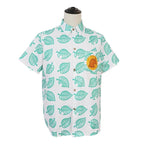 Animal Crossing Button Up Shirt Costume Cosplay Leaf Tee Shirts Top Halloween Outfit Dress Up For Adults - Azufun
