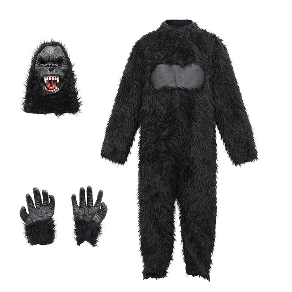 Animal party play King Kong Suffed Gorilla Costume for Kids - Azufun