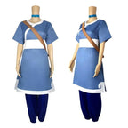 Anime Katara Avatar The Last Airbender Costume Party Carnival Cosplay Full Set - Azufun