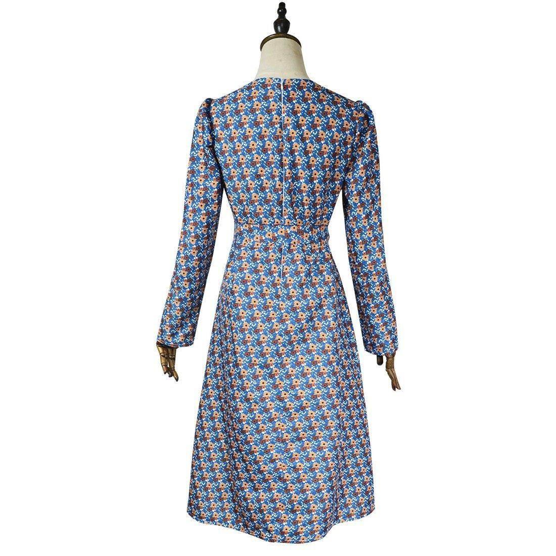 Astrid Deetz Costume Ball Dress Beetlejuice Skirt Striped Dress For Women Halloween - Azufun