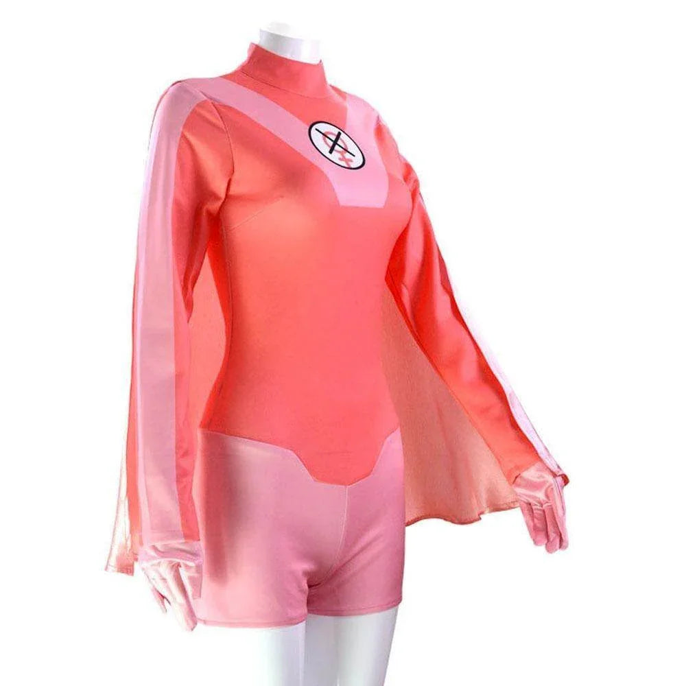 Atom Eve Invincible Costume Bodysuit Zentai Hero Cloak Cosplay - Azufun