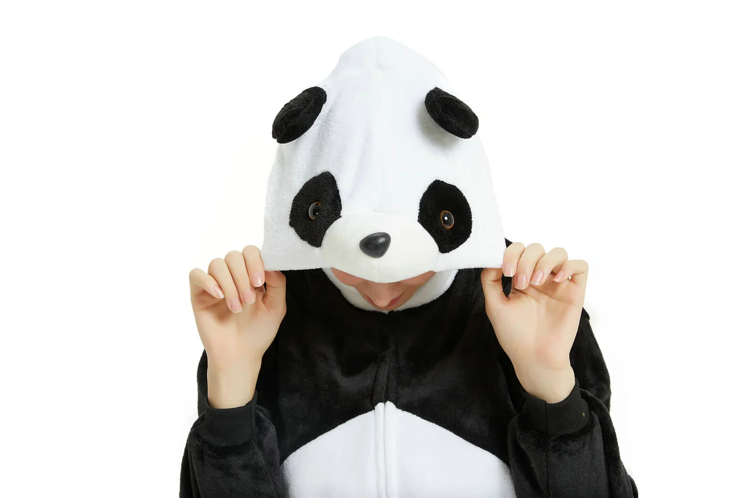 3D Panda Kigrumi Onesies for Adult Animal Costumes Pajamas All Size