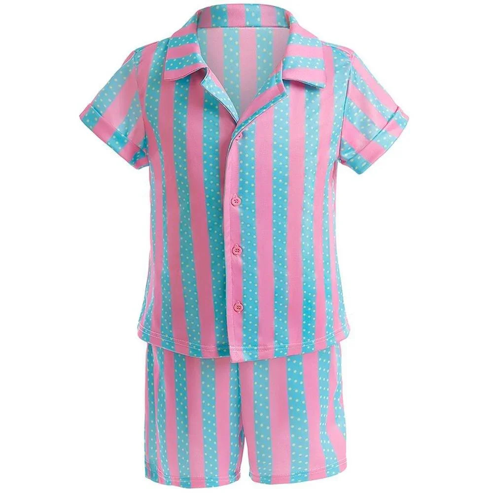 Barbie Movie Margot Ken Boy Beach Shorts Suit Halloween Outfits Cosplay Costume - Pajamasbuy