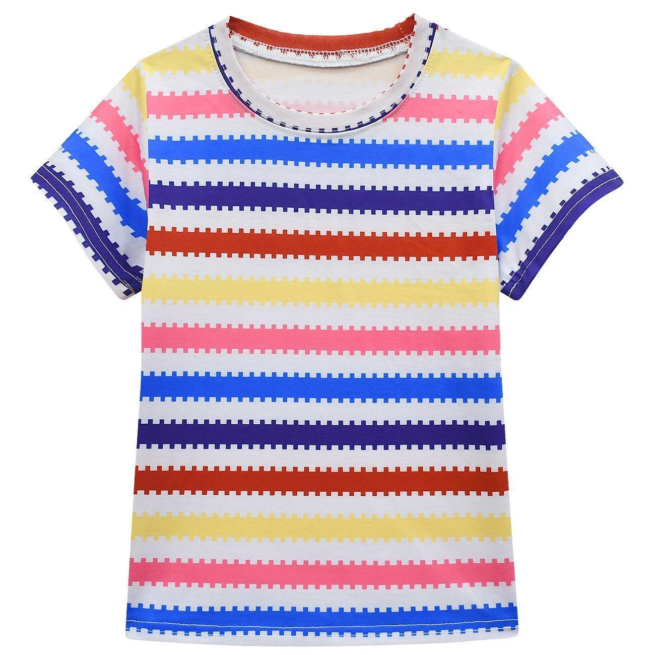 Barbie Movie Margot Shorts Stripe Set Halloween Outfits Cosplay Costume Kids - Pajamasbuy