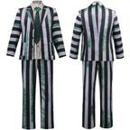Beetlejuice 2 Michael Keaton Costume for men Party Halloween Suit - Azufun