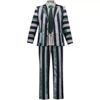 Beetlejuice 2 Michael Keaton Costume for men Party Halloween Suit - Azufun