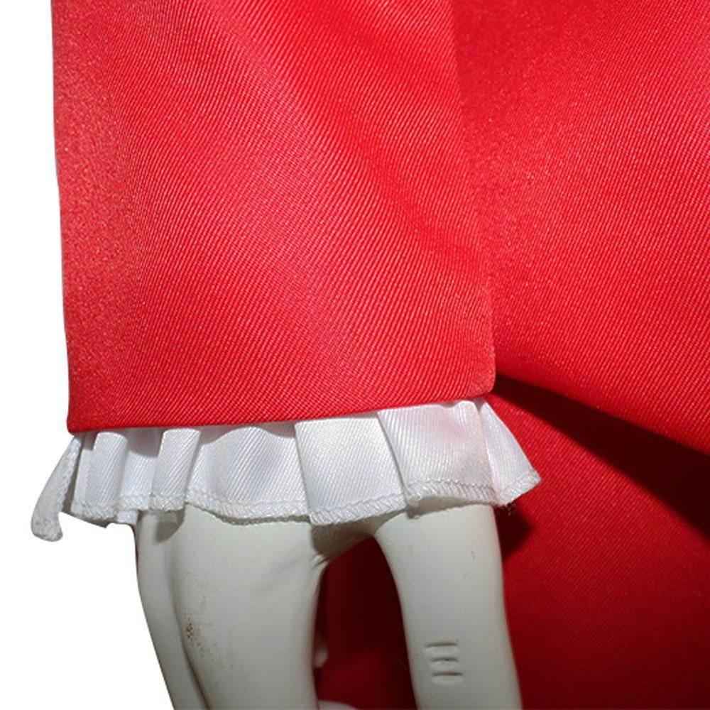 Beetlejuice 2 Michael Keaton Costume Red Suit for Men Kids Party Halloween - Azufun