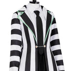 Beetlejuice Adult Kids Blazer Dress Costume For Women Girl - Azufun
