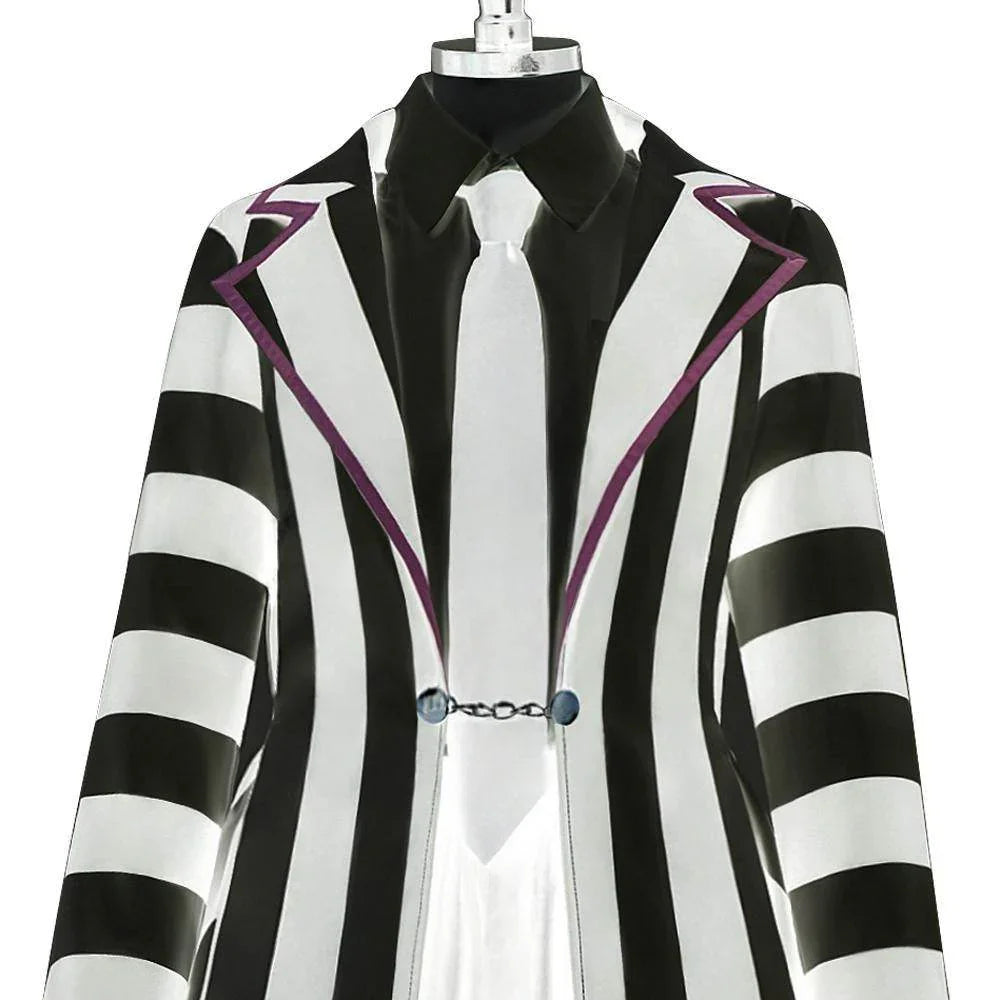 Beetlejuice Adult Kids Blazer Dress Costume For Women Girl - Azufun