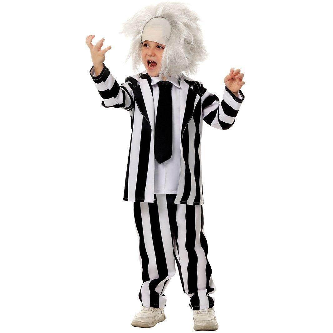 Beetlejuice Family Cosplay Costume Halloween Matching Outfits for Kids - Azufun